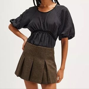 NWT FP Sweet Talker Bodysuit in black size medium